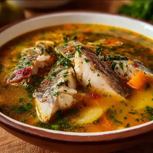 Caldo de Pescado.